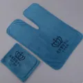 Salondoek U-vormig absorberend sneldrogend badhanddoek set voor spa en schoonheidssalon. - Teal