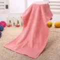 Pink microfiber quick drying towel soft absorbent face towel for home and travel daily use. - Flesh Pink