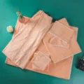 Peach color beauty salon towel five piece set including bath skirt and soft head wrap for spa. - Bath Wrap 80*150 / Pink