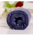 Microfiber rolled towel for car cleaning and salon use, super absorbent dark purple fabric. - 30x70cm / Gray
