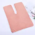 Rosa U-form Spa Salon Brusttuch weiches saugfähiges Gesichts-Kompreßhandtuch für Kosmetik. - Jugendliches Orange