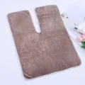 Salon U-form Handtuch SPA Gesichtstuch weiche Massage Gesichtsabdeckung Baumwollhandtuch - Haselnussbraun