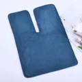 Asciugamano da salone blu a U, morbido asciugamano per viso da spa e telo da massaggio. - Blu-Verde
