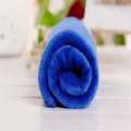 Blue microfiber car cleaning towel absorbent soft auto detailing cloth for daily use - Blue