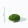 Fausse mousse verte pierre miniature paysage DIY succulente accessoire déco 4.6cm - Très petit environ 3 cm