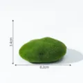 Pierre de mousse artificielle gazon vert pour micro paysage décoration succulente - Moyen environ 8 cm