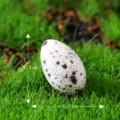 Mini speckled bird egg model miniature figurine for garden moss micro landscape decor accessory - Speckled Bird Eggs
