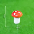 Mini hongo de espuma rojo y blanco variante, adorno lindo de micropaisaje maceta - Rojo