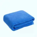Einfarbige blaue Baumwoll-Handtuchdecke für Sommer-Klimaanlagen, weich und bequem. - 900g (150*200cm) / Flammenblau