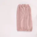 Verdicktes Korallenfleece tragbares Badetuch für Damen, weiches saugfähiges Duschkleid. - Badewickel, Haartuch & Stirnband [3-teiliges Set] / Lotusrosa