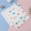 Gasa de algodón puro para bebé 6 capas toalla facial con bonito estampado de fruta - Patata