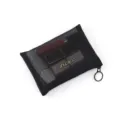 Schwarze Netztasche für Kosmetik mit Reißverschluss, leicht und tragbar für Make-up-Aufbewahrung. - Schwarzes Netzgewebe Klein