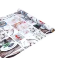 Rouleau de papier cadeau imprime double face motif romantique pour fete et anniversaire - Mariage Double Face