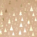 Christmas wrapping paper gold foil tree kraft paper gift wrapping roll for holiday party decor - Christmas Collection - Gold Rainbow Tree Roll