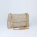 Elegante Strass Abendtasche Schultertasche für Damen, glitzernde Kristall Ketten Umhängetasche. - Gold