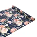 Grand rouleau de papier cadeau floral, design pivoine rose double face pour fêtes et anniversaires. - Floral Double Face