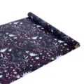 Papier cadeau en rouleau avec motif floral élégant et cœurs pour emballer tous vos présents. - Botanique Double Face