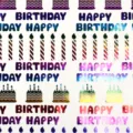 Birthday gift wrapping paper metallic foil roll wrapping supplies for party decoration - Birthday Series - Rainbow Gold Cake / Roll