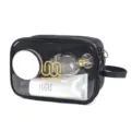 Schwarze Transparente Kosmetiktasche Variante, Wasserdichter Kulturbeutel Organizer - TPU-Stil