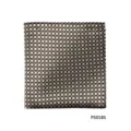 Zwart en goud geruit pochet voor heren pak zakdoek voor zakelijk huwelijk formele kleding. - Zwart en Goud Ruit(PS018S)