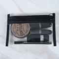 Transparente Kosmetiktasche PVC Reißverschluss Make up Organizer tragbare Reisetasche - S / TB045