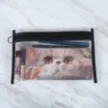 Transparente Kosmetiktasche wasserdicht Reise Make up Organizer Kulturbeutel fuer Damen - M / TB045