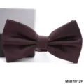 Farfalla texturizzata bordeaux da uomo matrimonio affari classica elegante accessorio - Twill Borgogna (MBT1012P)