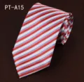 Klassieke gestreepte herenstropdas voor formele zakelijke kleding en trouwpak outfit. - PT-A15