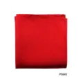 Rode pochet detailweergave, klassieke heren pak zakdoek stof close-up weergave en display. - Rood(PS64S)