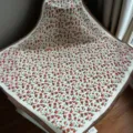 Silk square scarf for women, elegant red rose floral print with brown border accessory. - SJ1138-JKF