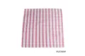 Taschino da uomo rosso e blu a righe in poliestere fazzoletto elegante stile - PSJS700#P
