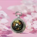 Vintage motorcycle design quartz pocket watch with flip cover necklace pendant for men. - Forest Motorcycle