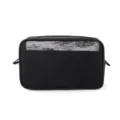 Black lace cosmetic bag portable makeup pouch travel organizer for daily use and travel. - L / Black