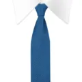 Blue knit tie for men, stylish knitted jacquard texture, perfect for business and casual wear. - Arrow-Shaped / 145*6cm / 033 Peacock Blue