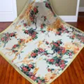 Pure silk square scarf digital print floral retro design women lightweight elegant neckerchief - SJ1179-JKF
