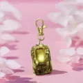 Portachiavi auto in metallo dorato ciondolo orologio tasca grazioso regalo creativo accessorio. - Oro