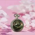 Vintage Quartz Pocket Watch Route 66 Design Men Necklace Watch Silver Alloy Case. - Shield & Car Collection