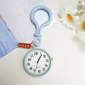Studenten zakhorloge sleutelhanger schattig minimalistisch quartz horloge lichtblauw - Lampvormige Sluiting Lichtblauw