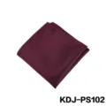 Taschino da uomo a righe per abito, fazzoletto in seta rosso e nero classico per eleganza formale. - PS102