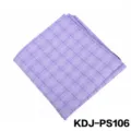 Paars geruit pochet voor heren pak formele zakdoek zaken stijlvolle accessoires. - PS106
