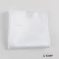 Witte pochet voor heren pak formele zakdoek polyester zijde bruiloft vierkante sjaal - XH58#P