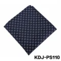 Heren pochet blauw gestreept patroon zakdoek pak formele accessoire variante - PS110