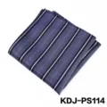 Heren gestreepte polyester zijde pochet zakdoek voor pak jasje mode accessoire stijlvol. - PS114