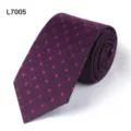 Lila gemusterte Business formelle Herren Anzug Krawatte Variante Produktanzeige - L7005
