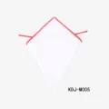 Pochette de costume blanche pour homme avec passepoil rouge accessoire classique. - KDJ-M005 rouge