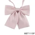 Roze satijnen strik voor JK uniform, schattige studentenstijl halsstrik accessoire, effen. - Platte Strik (MBT1115P) / Roze