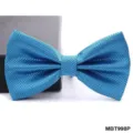 Farfallina a quadri blu per uomo, elegante accessorio formale per matrimoni e affari formali. - Quadri Blu (MBT998P)