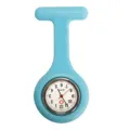 Light blue silicone nurse fob watch with quartz movement for medical professionals. - No. 22 Sky Blue