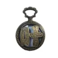 Vintage bronze pocket watch with hollow carved design, antique quartz necklace gift for men women - Leaf