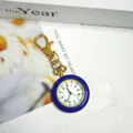 Orologio da tasca portachiavi colore macaron, orologio al quarzo portatile con. - Blu